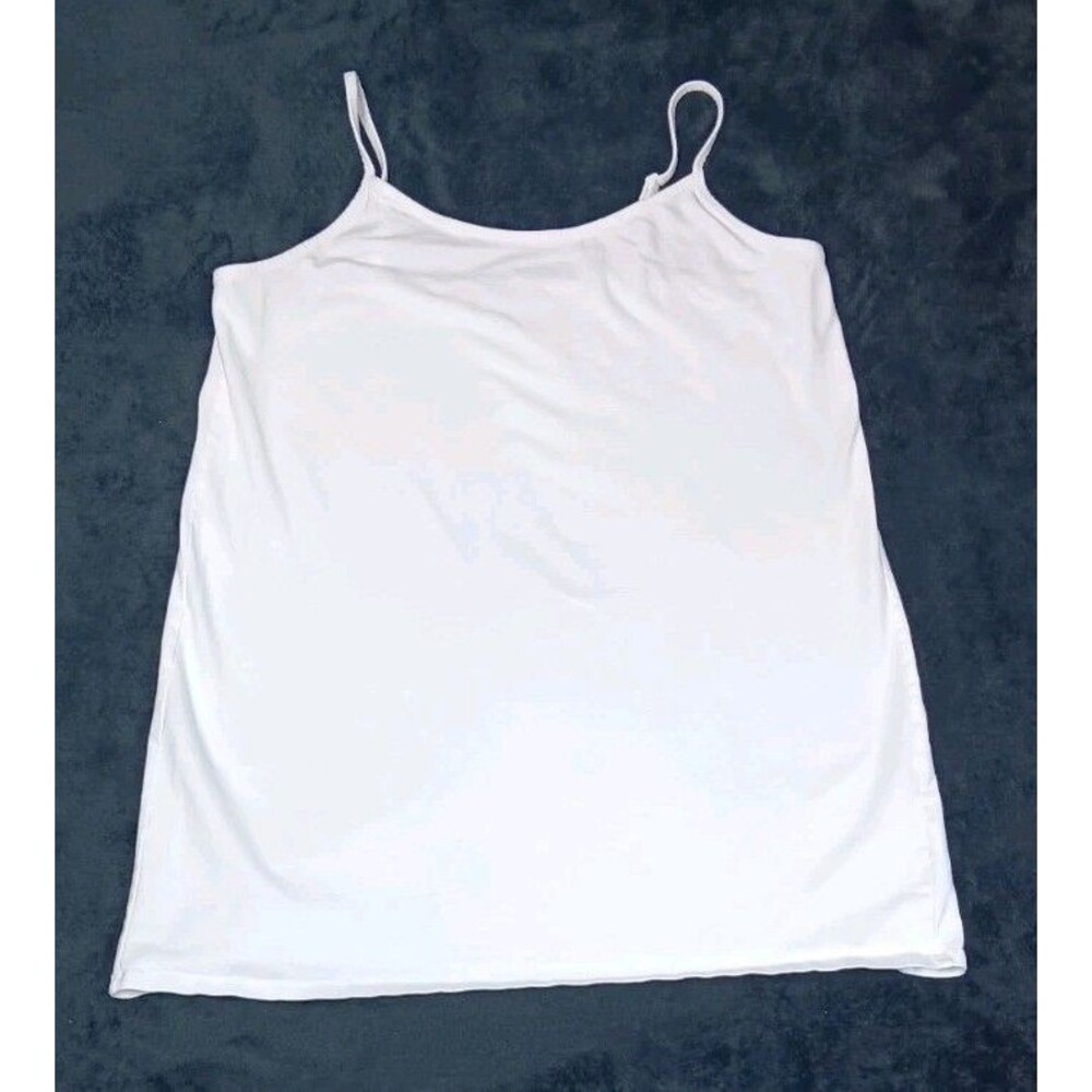 Torrid Fitted Foxy Cami Tank Top Sz 3 White Adjustable Straps Angelic Layering